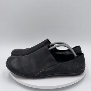 Born Shoes Mens Loafer Black Leather Slip On Casual Comfort Flats Size 11 M 45